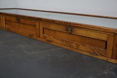 Oak and Pine Jewelry / Shop Display Cabinet or Table Vitrine, Early 20th Century