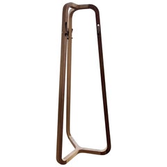 Oak and Plywood Mexican Mid Size Coat Rack by Obiect