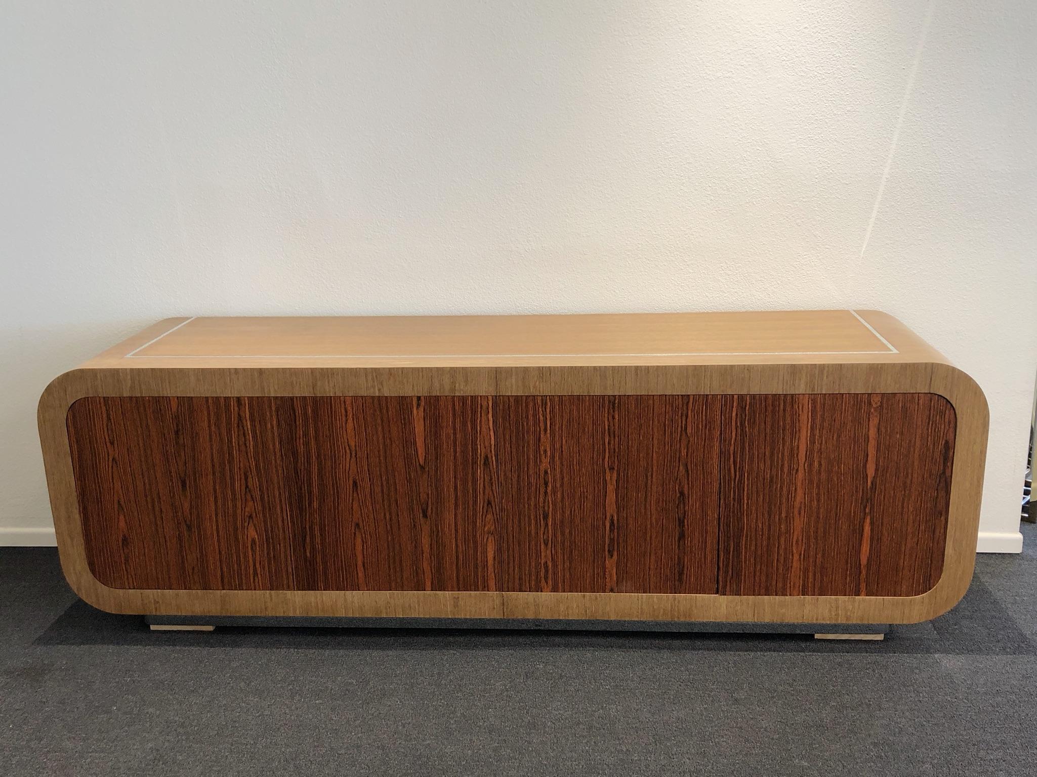 American Oak and Rosewood Credeza by Steve Chase