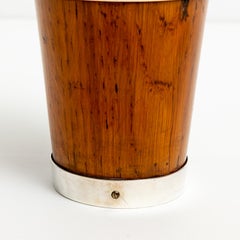 Gobelet en chêne et argent