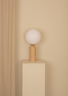 Atlas-Tischleuchte aus Eiche und Stahl von Simone & Marcel