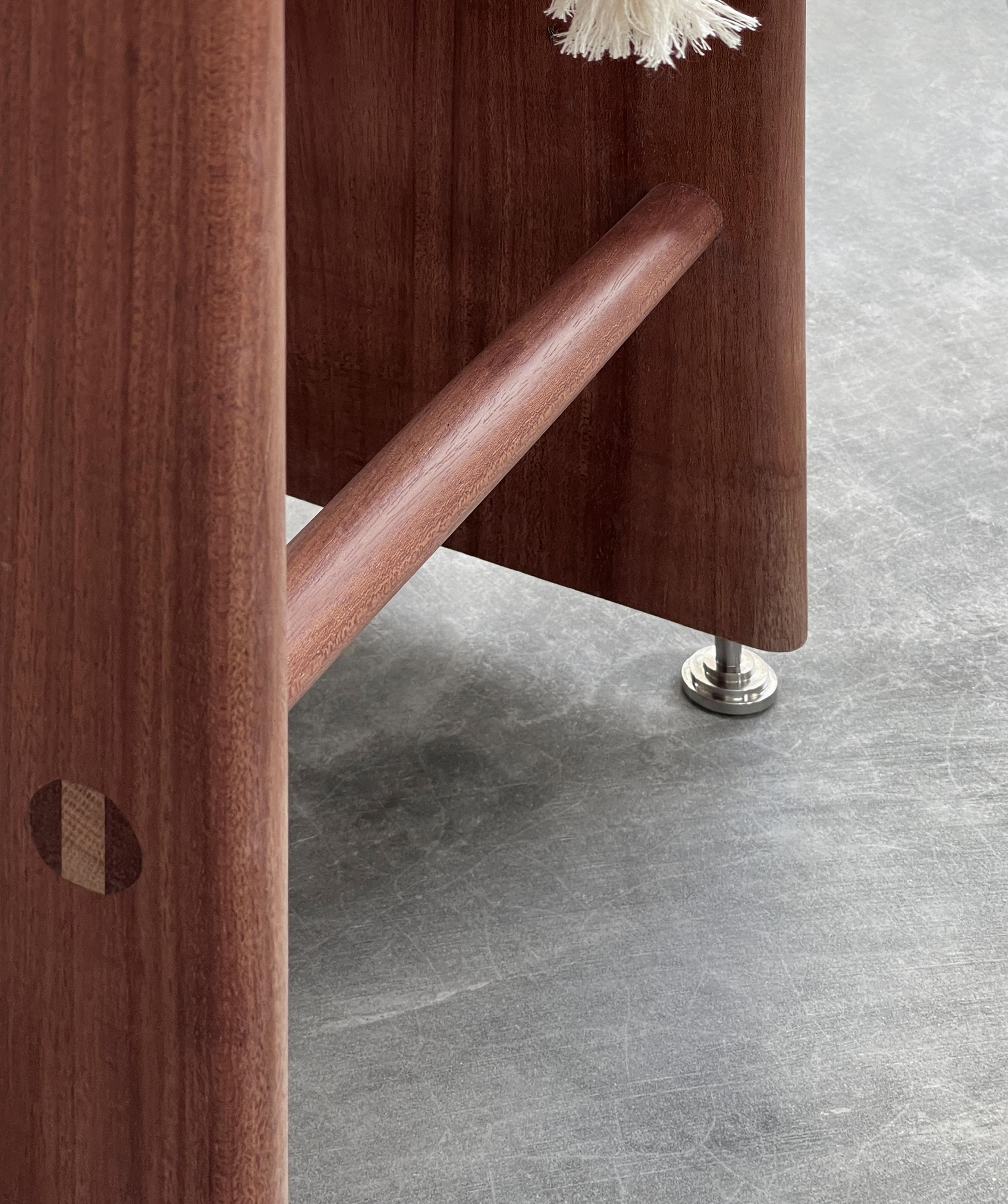 Contemporary Oak and Walnut Anh Barstool by ONON DETAILS For Sale