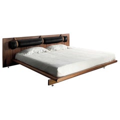 Oak and Walnut Bau Bed by ONON DETAILS