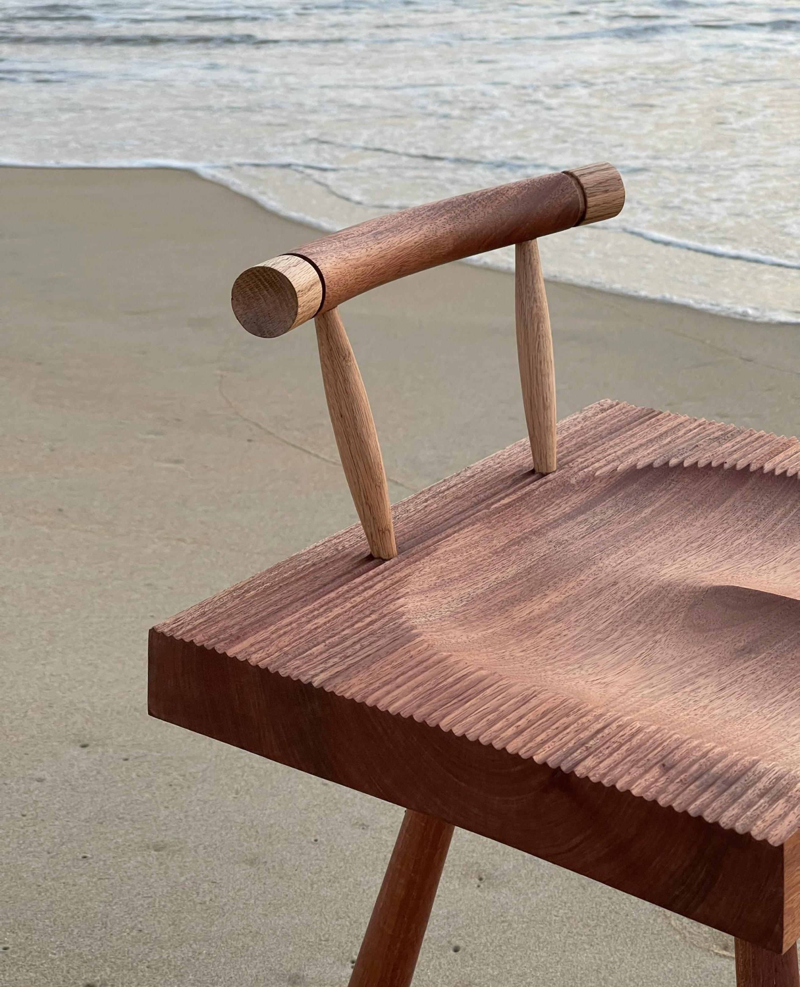 Sgabello Bình Minh in Oak e Noce di ONON DETTAGLI in vendita 4