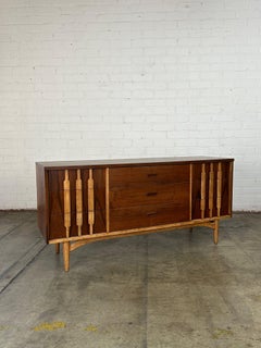 Oak and walnut dresser by Kroehler