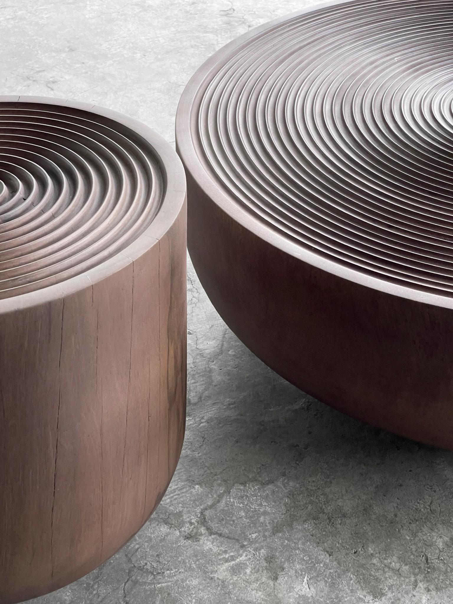 Oak and Walnut Hoàng Sa Coffee Table 01 by ONON DETAILS For Sale 13