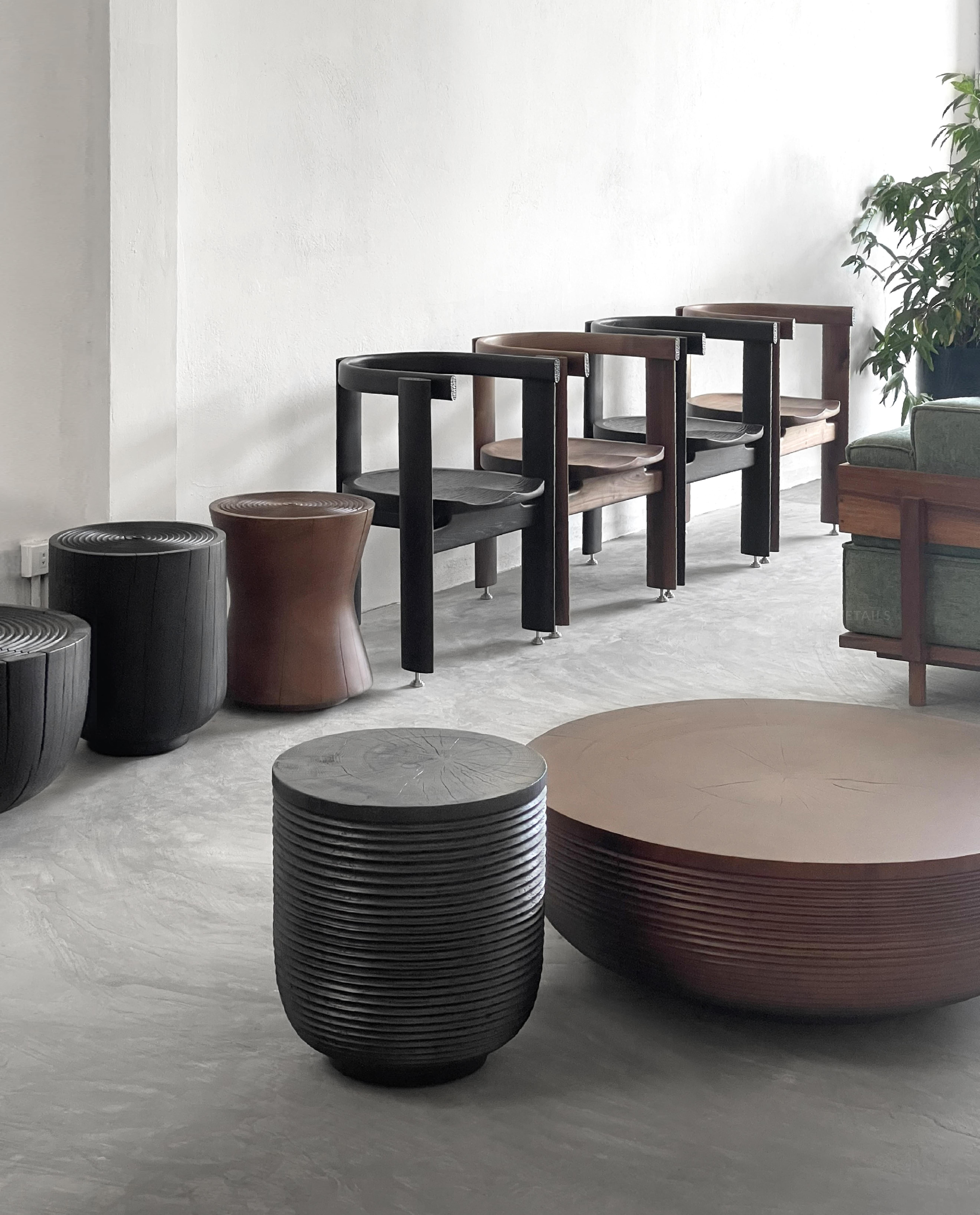 Wood Large Hoàng Sa Coffee Table 02 by ONON DETAILS For Sale