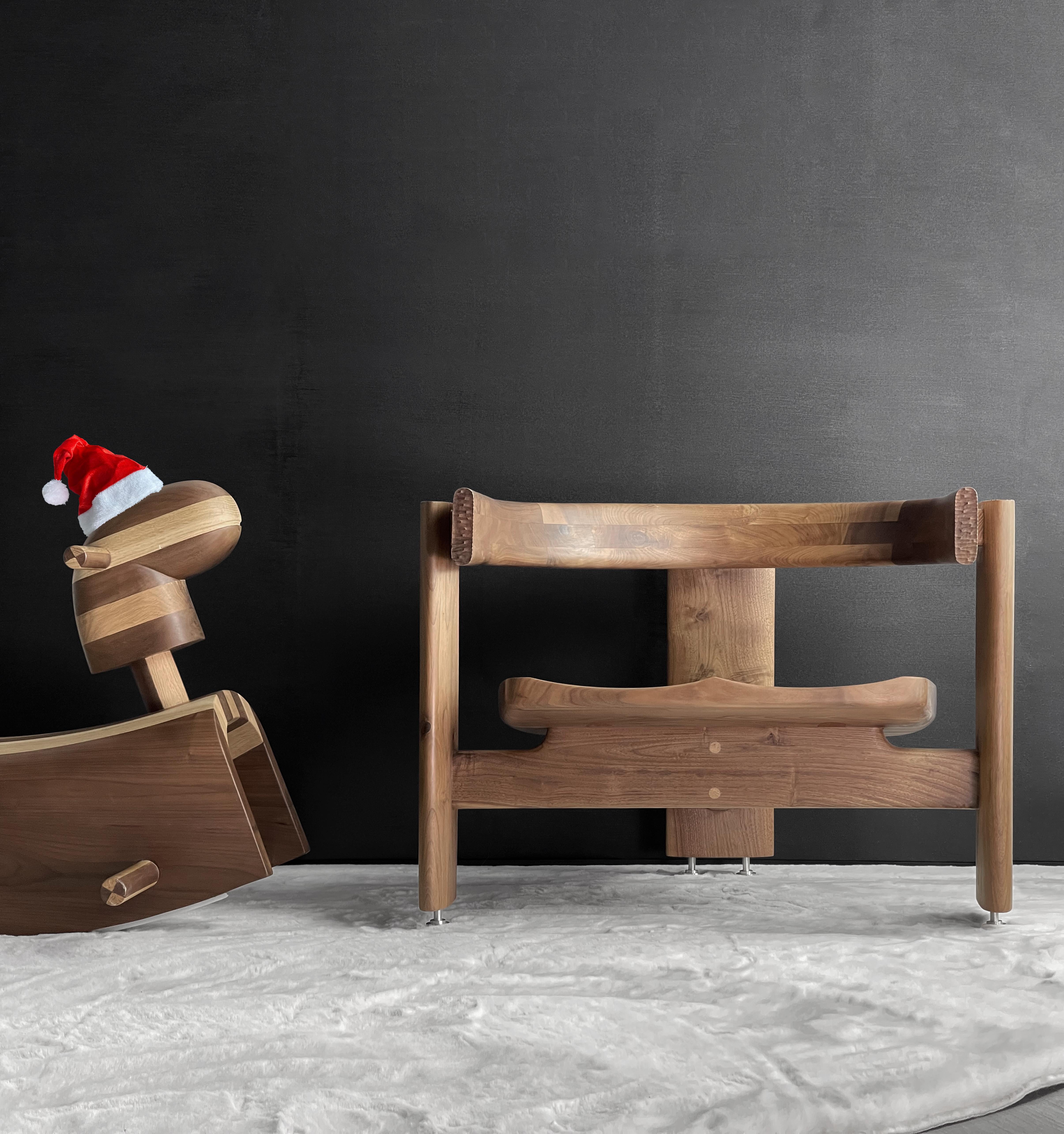 Sedia TQV 02 in Oak e Noce di ONON DETTAGLI in vendita 5