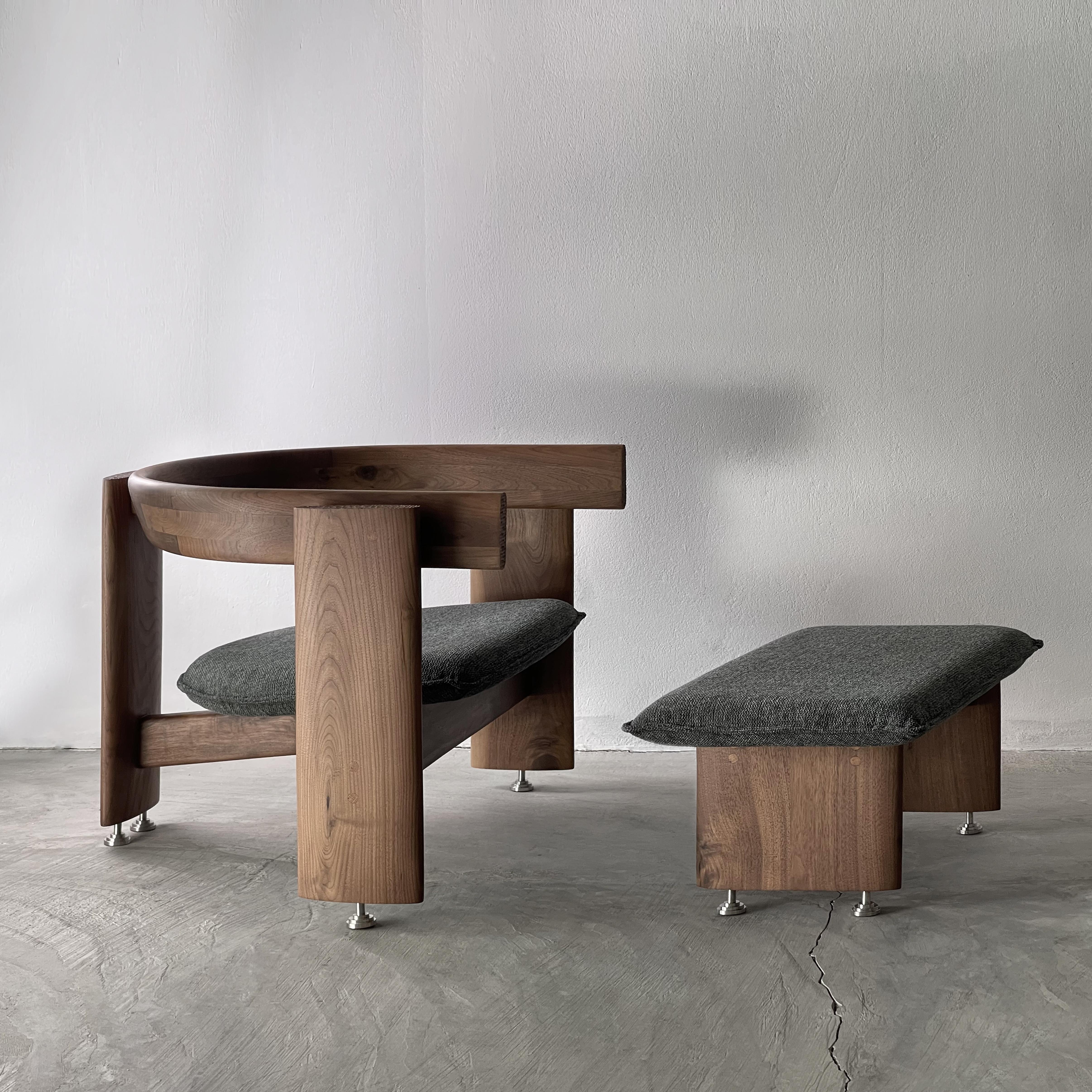Quercia Sedia TQV 02 in Oak e Noce di ONON DETTAGLI in vendita