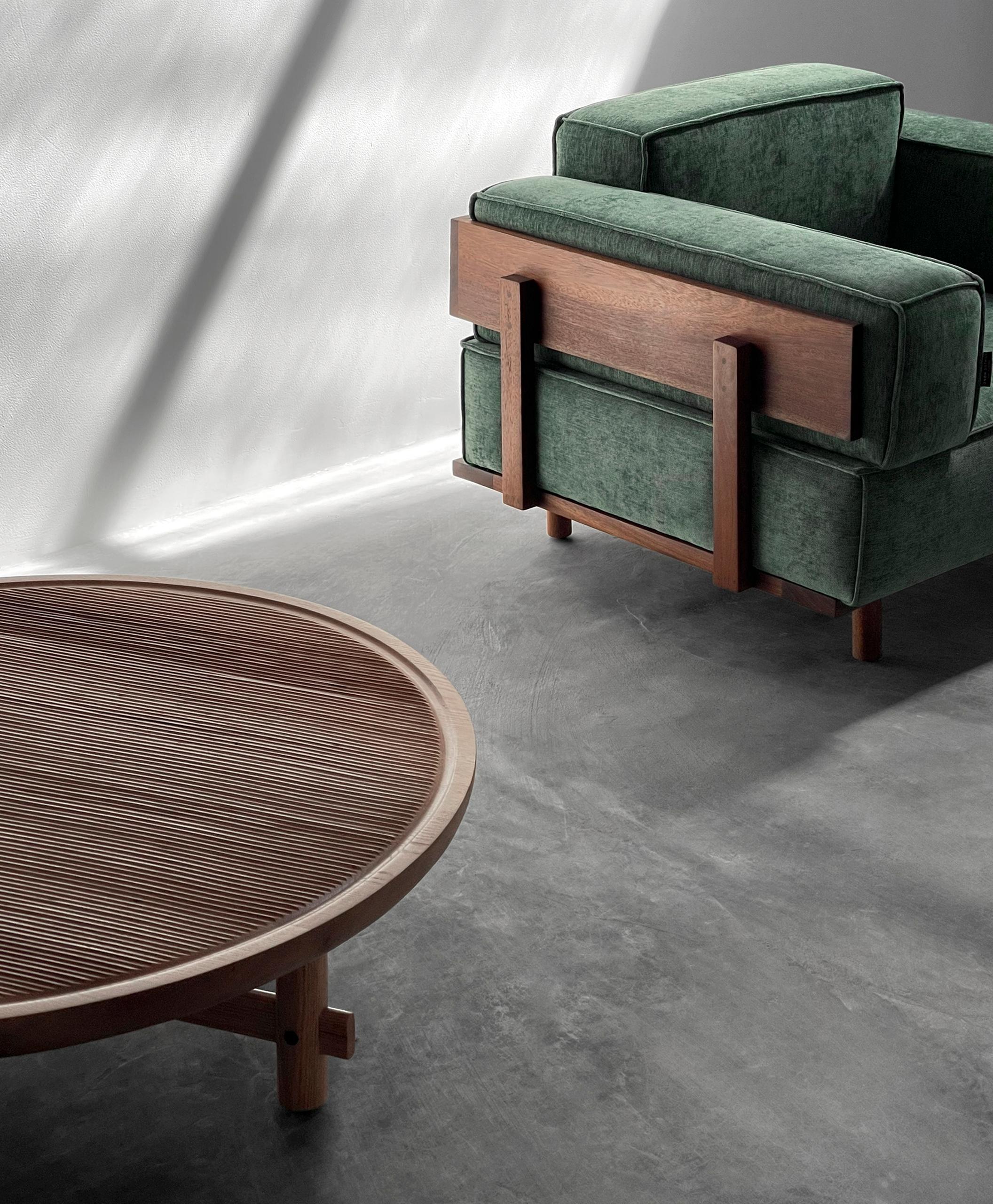 Sedia da salotto YÊN in Oak e Noce di ONON DETTAGLI in vendita 2