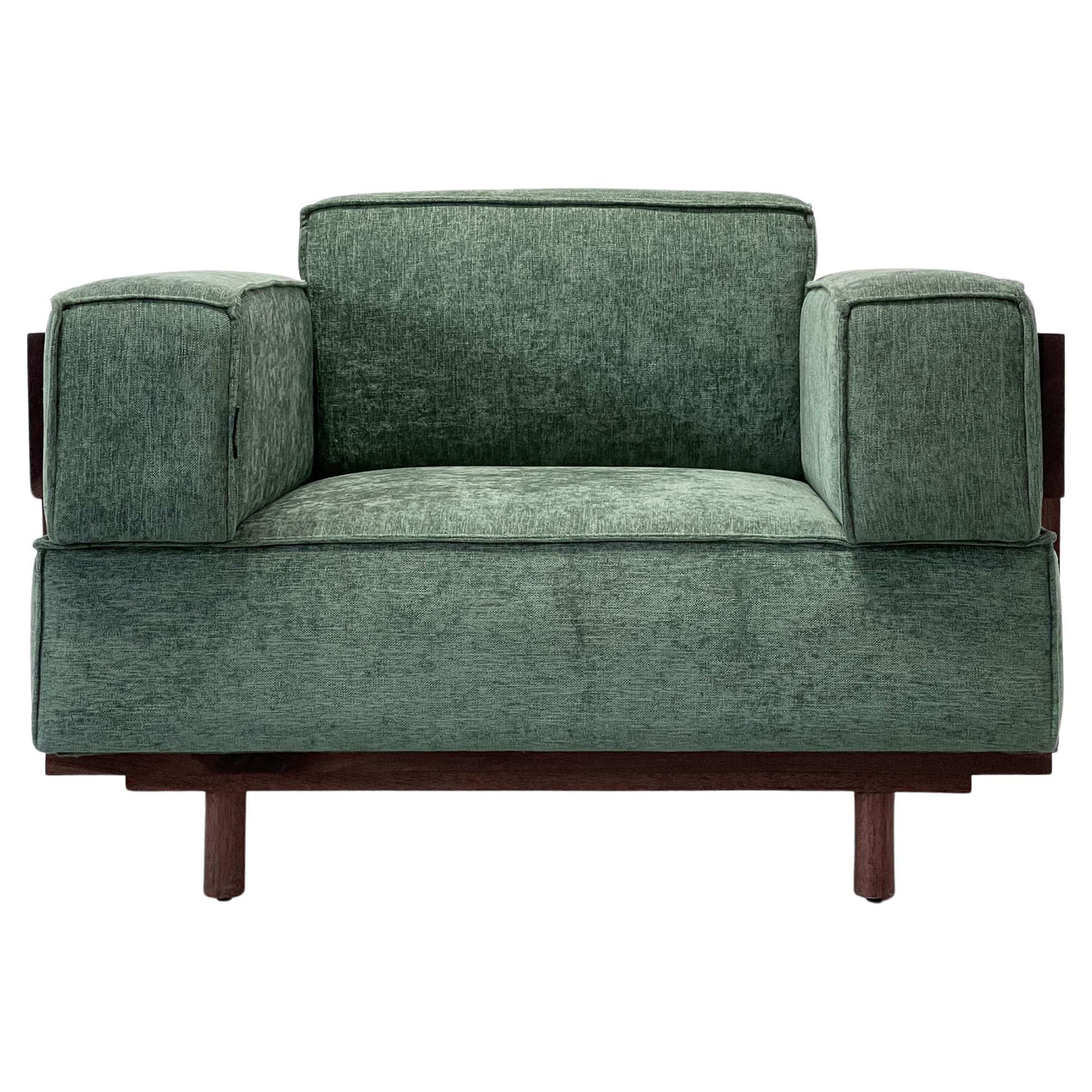 Oak and Walnut YÊN Lounge Chair by ONON DETAILS