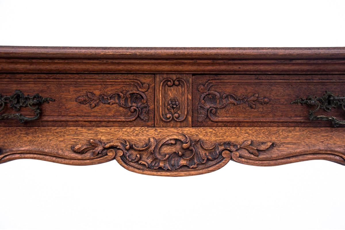 French Oak Antique Console Table, France, circa 1910 For Sale