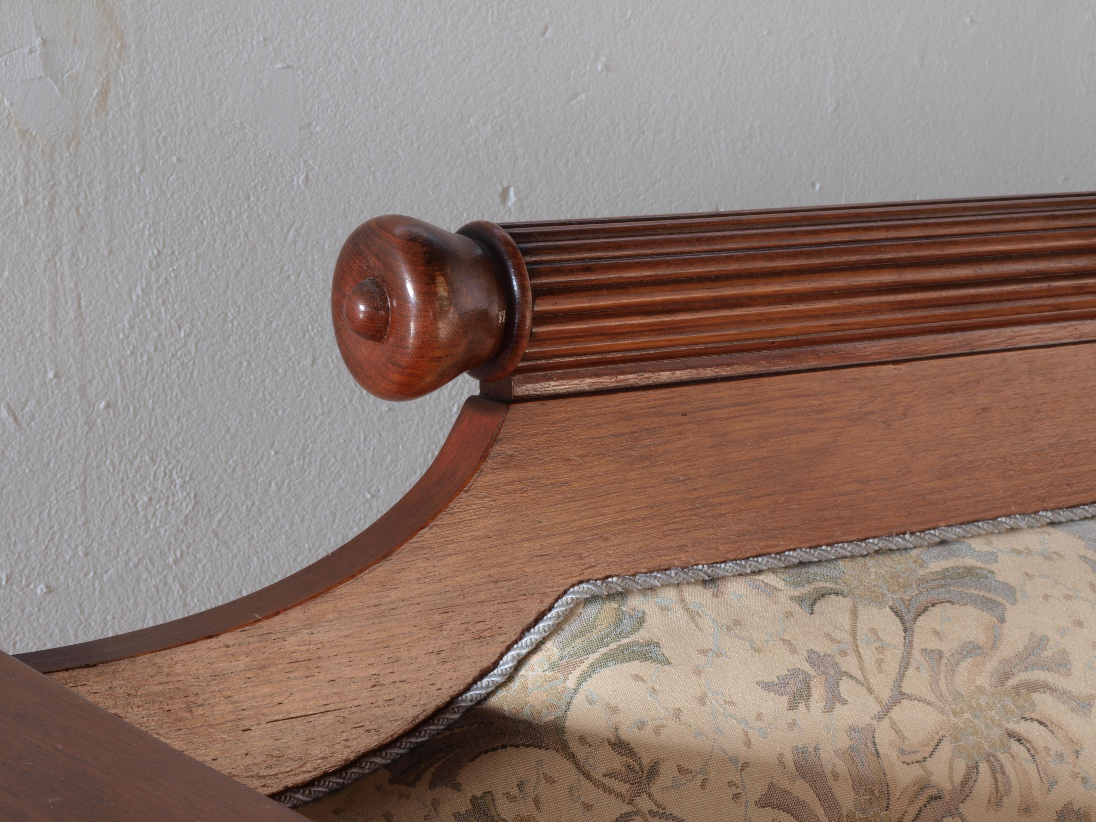Roble Antiguo Imperio Danés Sofá 1800s en venta 5