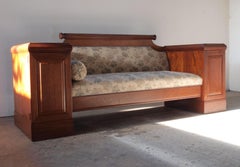 Oak Antique Empire Danish Sofa 1800s