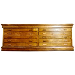 Oak Apothecary Cabinet, circa 1900