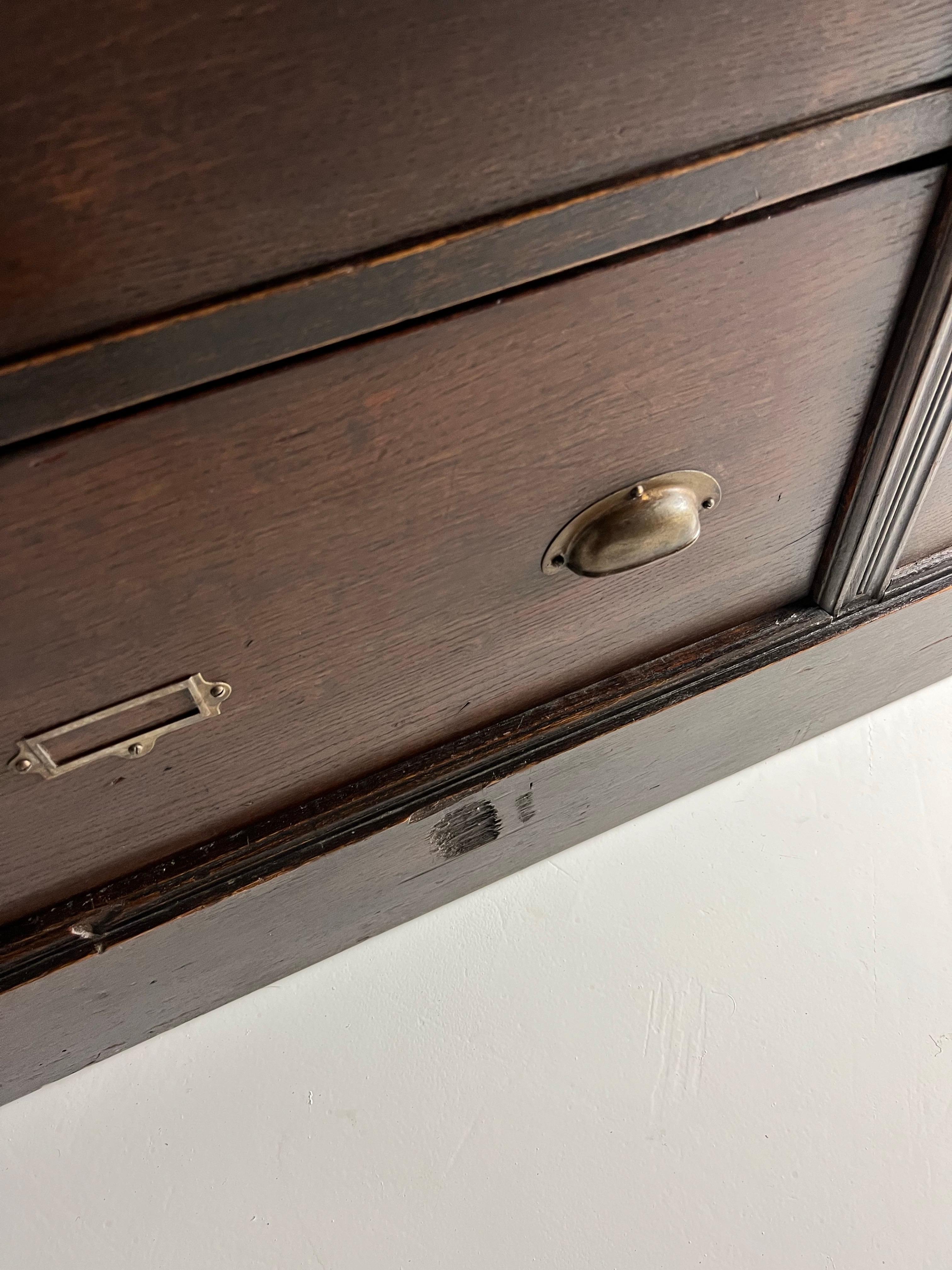 Oak Apothecary cabinet For Sale 5