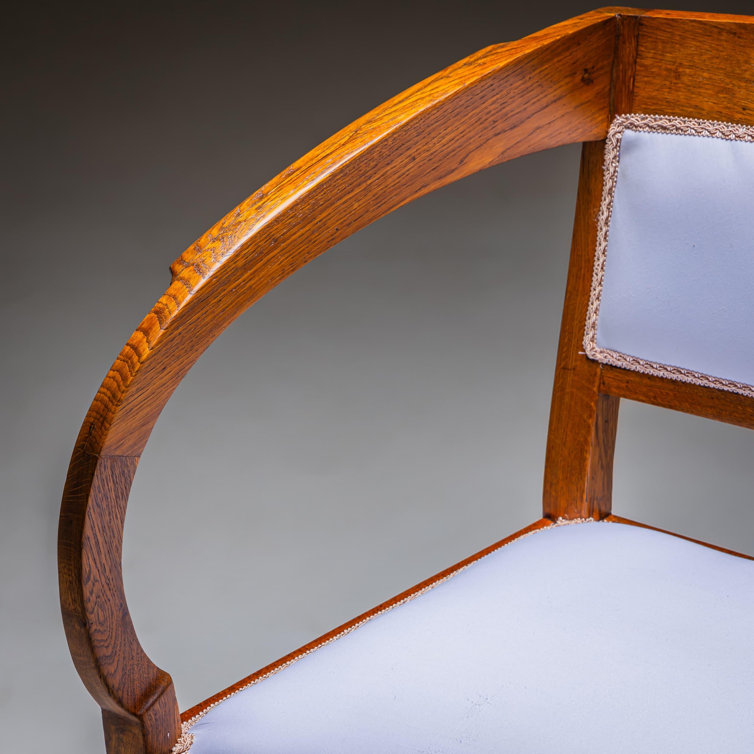 EICHE Sessel, Jugendstil, wahrscheinlich Wien, Anfang 20. (20. Jahrhundert) im Angebot