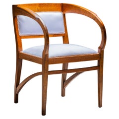 Fauteuil en Oak, Art Nouveau, probablement Vienne, début du 20e siècle