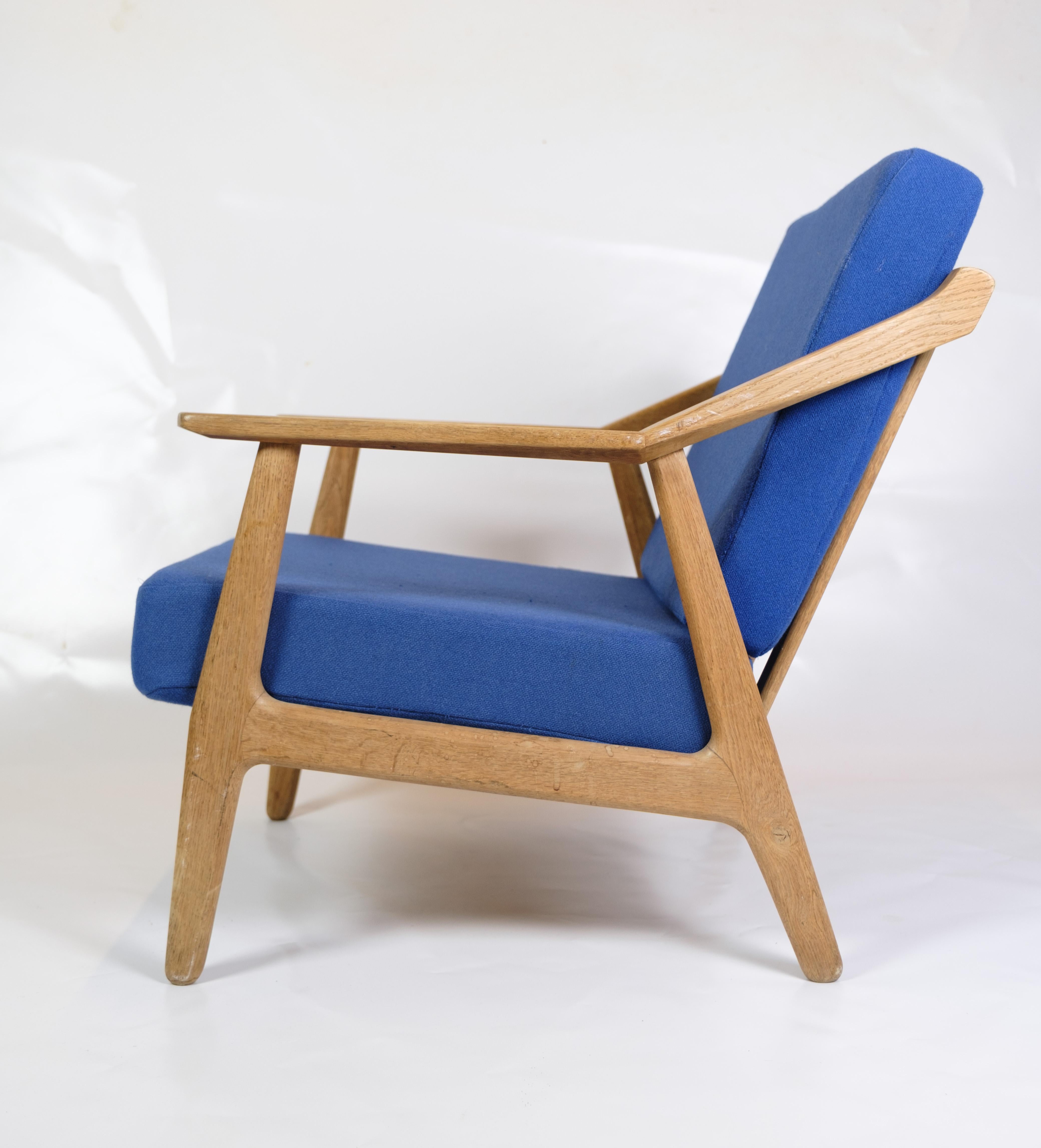 Oak Armchair by H. Brockmann-Petersen from 1960s For Sale 1