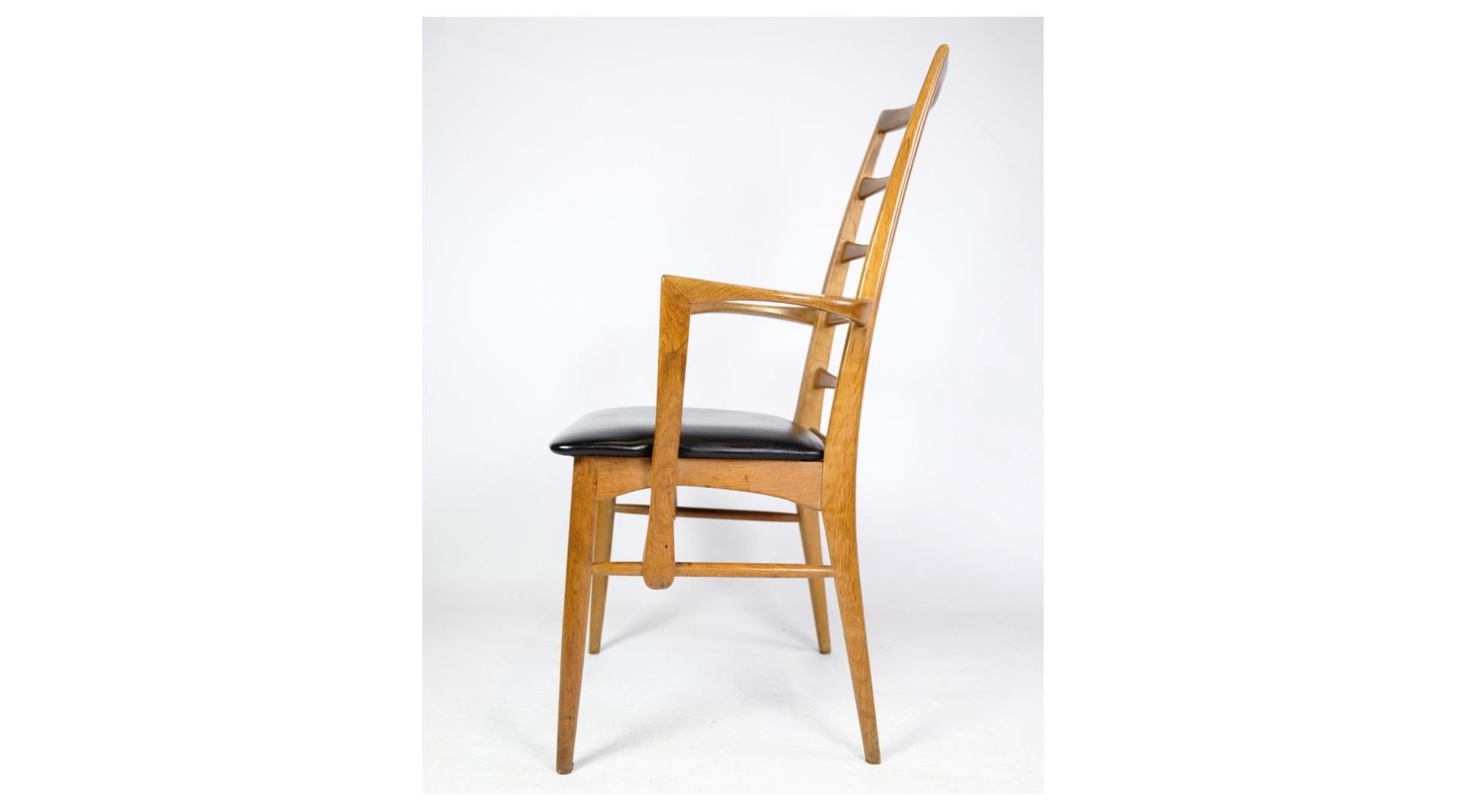 Danish Armchair Model Lis Made In Oak Designed by Niels Koefoed From 1960s For Sale
