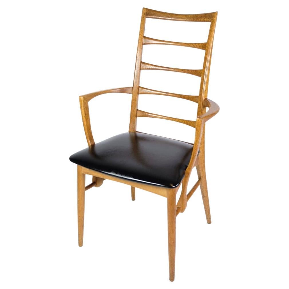 Armchair Model Lis Made In Oak Designed by Niels Koefoed From 1960s For Sale