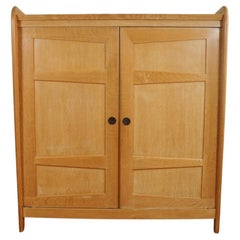 Used Oak Armoire by Guillerme et Chambron