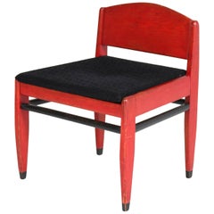 Oak Art Deco Amsterdam School Chair by Piet Kramer for Nusink Amsterdam, 1920s