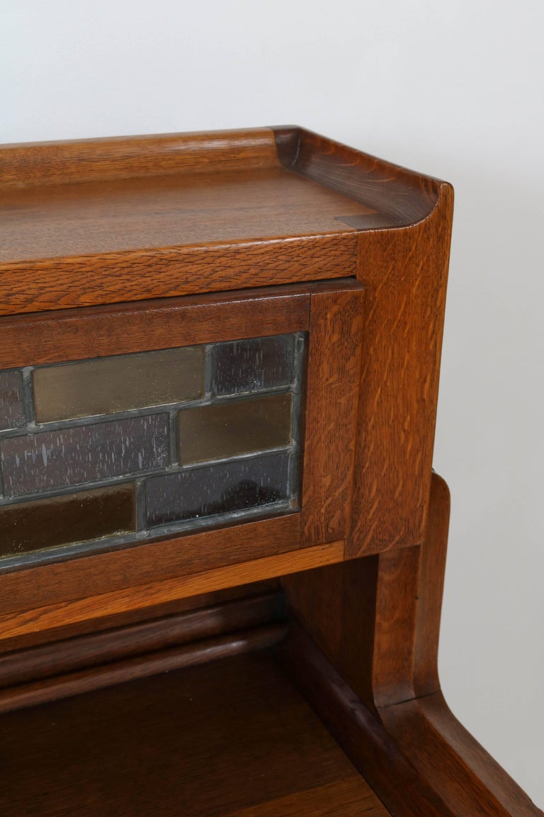 Oak Art Deco Amsterdam School Sideboard Or Credenza By Hildo Krop