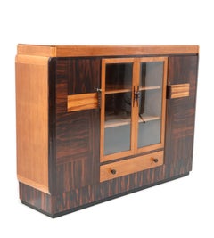 Oak Art Deco Amsterdamse School Bookcase Max Coini Style, 1920s
