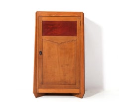 Armario de roble Art decó de la Escuela Amsterdamse, años 20