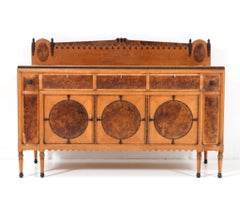 Oak Art Deco Amsterdamse School Credenza or Sideboard by Spier's Amsterdam