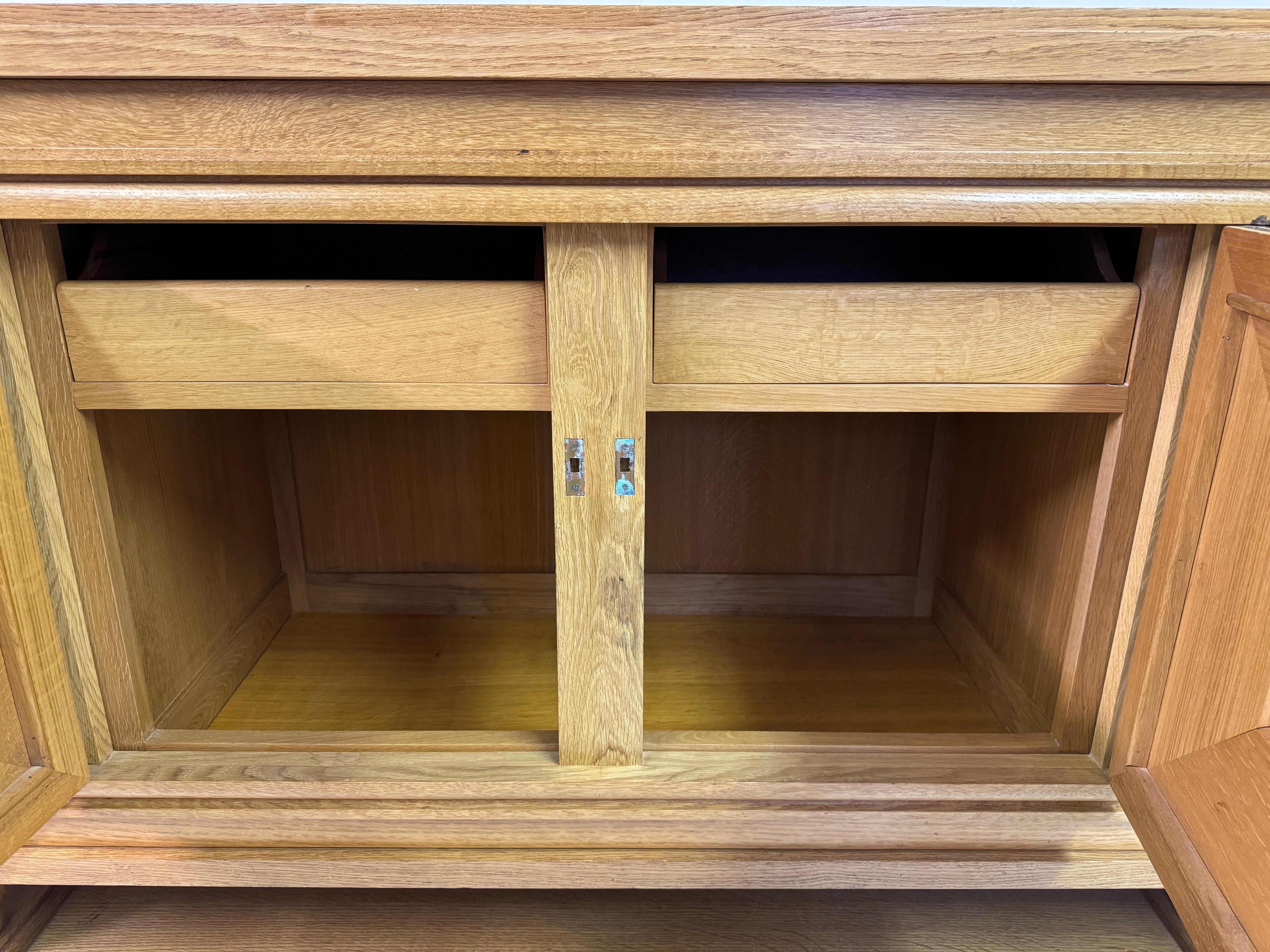 XX secolo Credenza buffet francese in Oak Art Deco anni '30-'40 in vendita