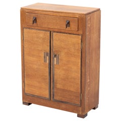 Oak Art Deco Haagse School Cabinet by Anton Lucas Leiden, 1920s