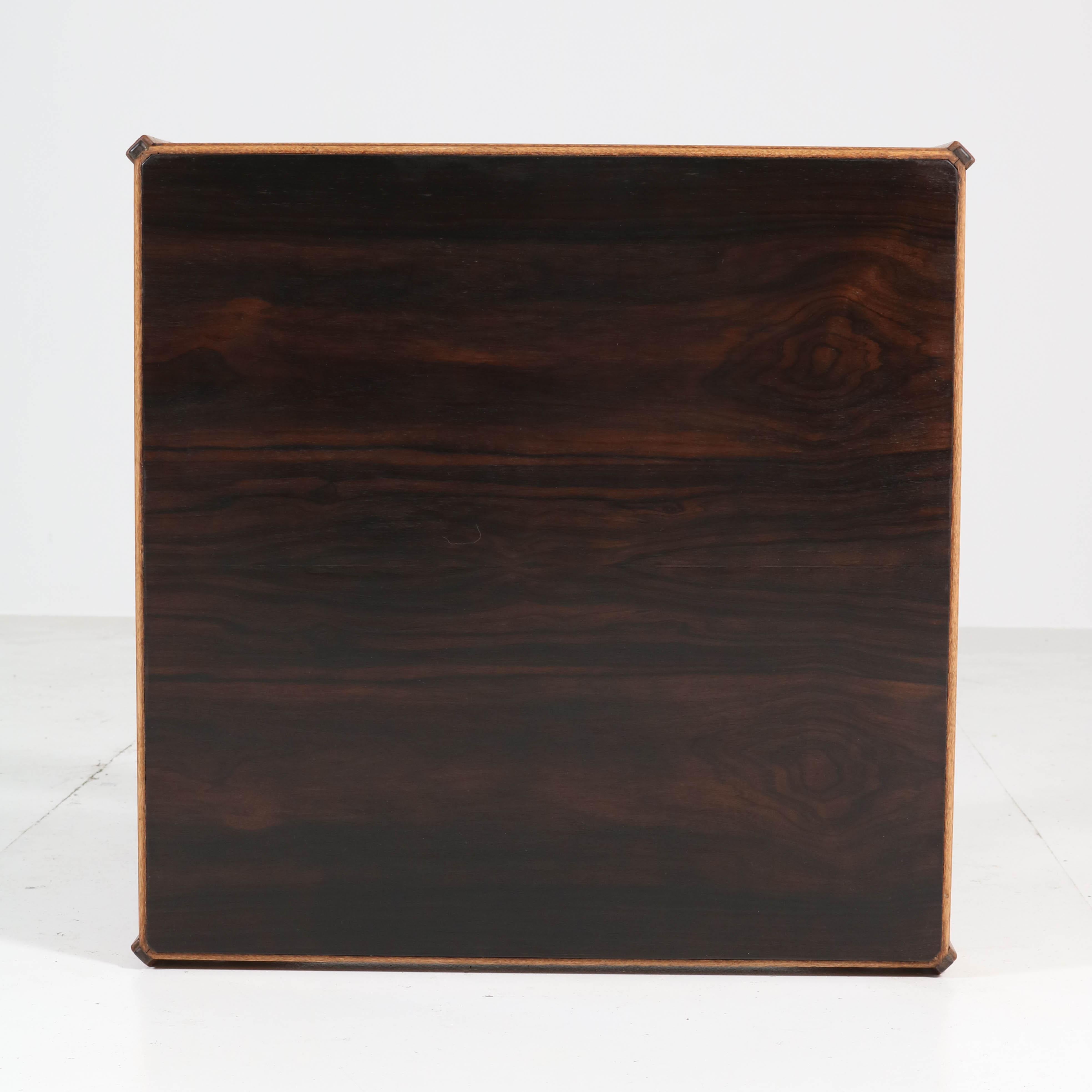 Oak Art Deco Haagse School Coffee Table, 1920s 2