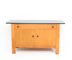 Anrichte oder Sideboard aus Eichenholz im Art déco-Stil der Haagse School von J.A. Muntendam für L.O.V.