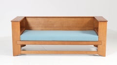 Oak Art Deco Haagse School Sofa or Bench by Henk Wouda for Pander & Zonen, 1924