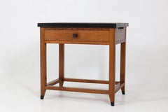 Oak Art Deco Haagse School Tea Table by Henk Wouda for Pander, 1924