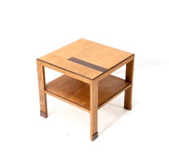 Oak Art Deco Modernist Coffee Table by P.E.L. Izeren for De Genneper Molen