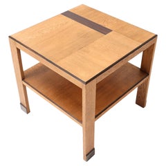 Oak Art Deco Modernist Coffee Table by P.E.L. Izeren for De Genneper Molen