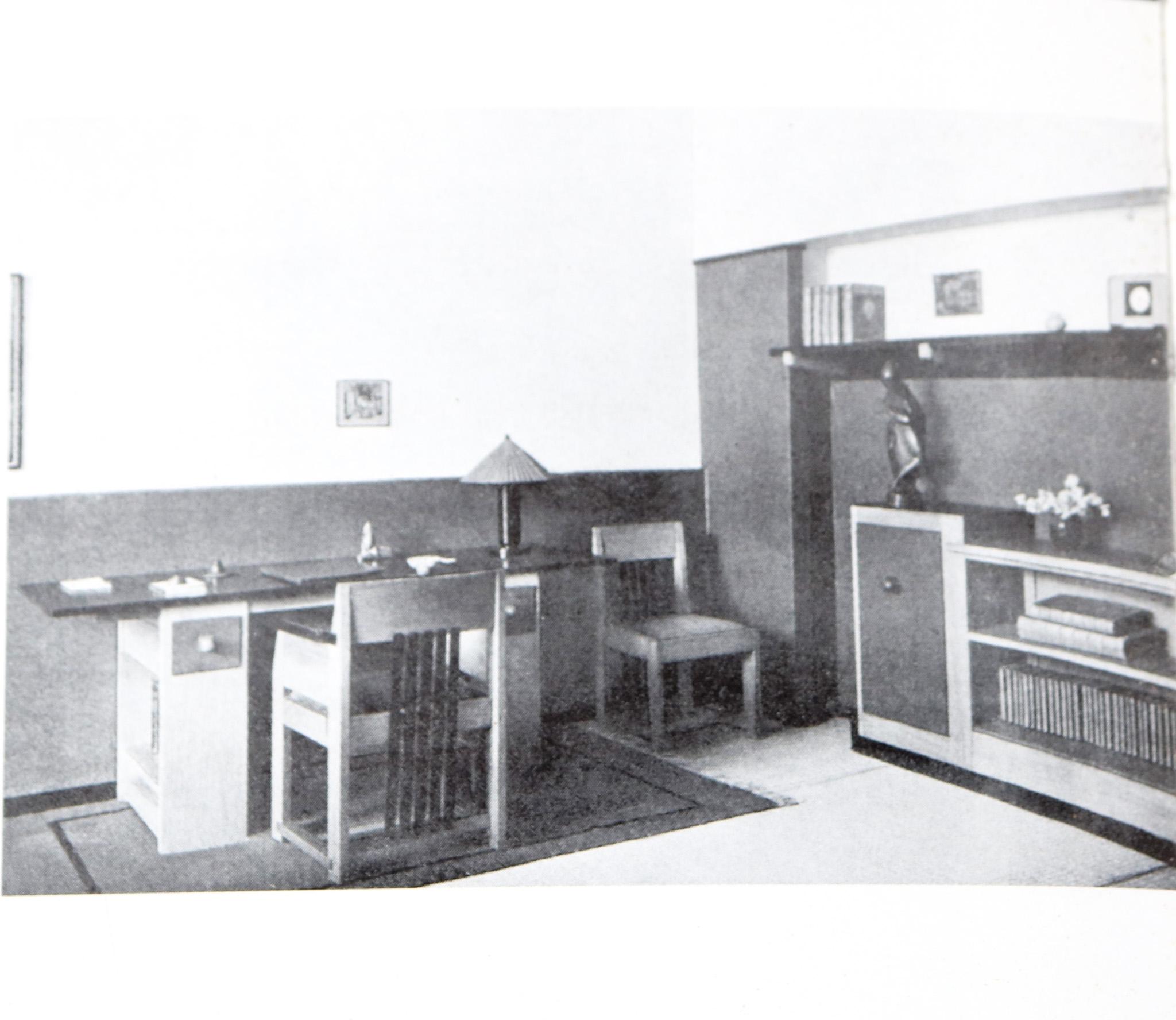 EICHE Art Déco Modernisme-Schreibtisch von Hendrik Wouda für Pander, 1920er Jahre im Angebot 4