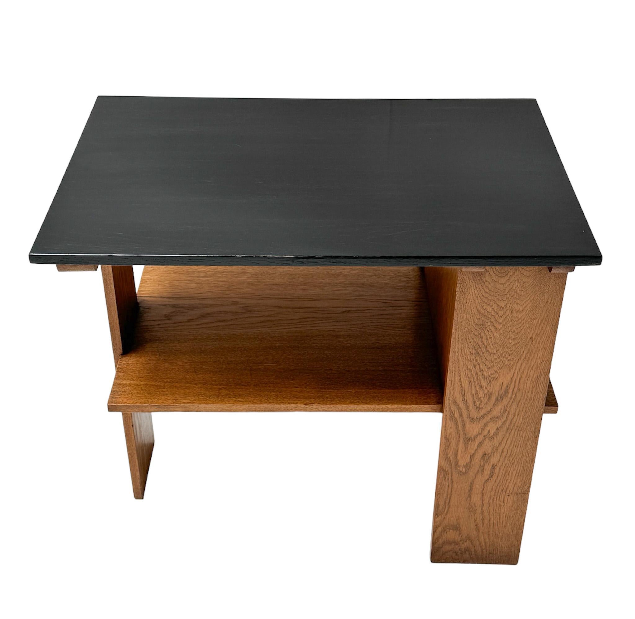 Early 20th Century Oak Art Deco Modernist Serving Table by Cor Alons, 1920s For Sale