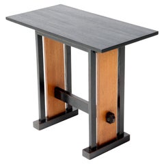 Oak Art Deco Modernist Side Table by Cor Alons for Winterkamp & Van Putten