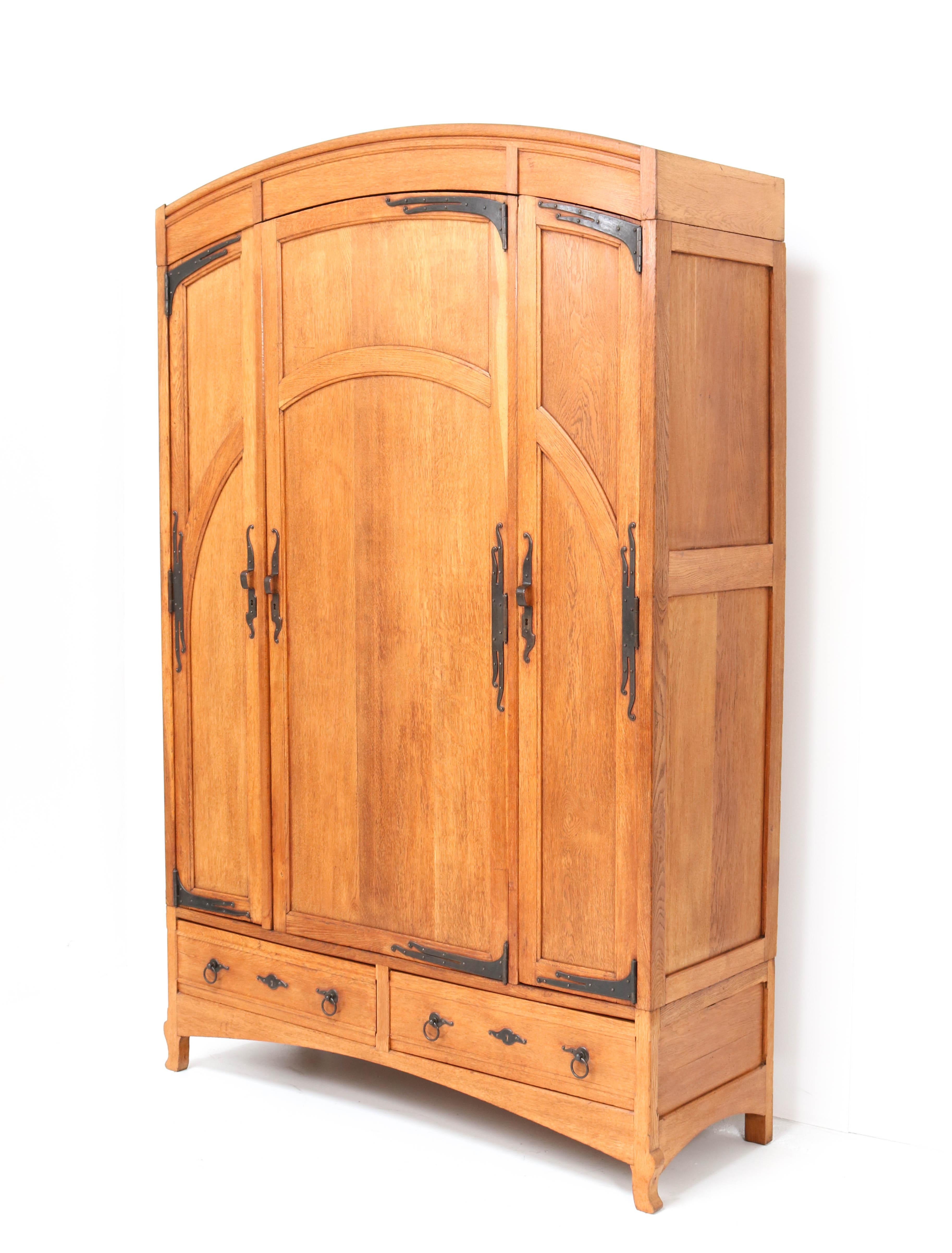 art nouveau armoire