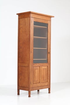 Oak Art Nouveau Arts & Crafts Bookcase by Willem Penaat, 1900s