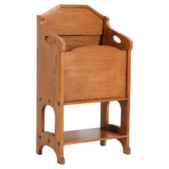 Portariviste in legno di Oak Art Nouveau, 1900