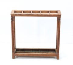 Oak Art Nouveau Nieuwe Kunst Umbrella Stand by K.P.C. de Bazel, 1900s