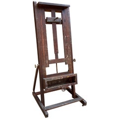 Oak Artist's Easel A.O. Fischer