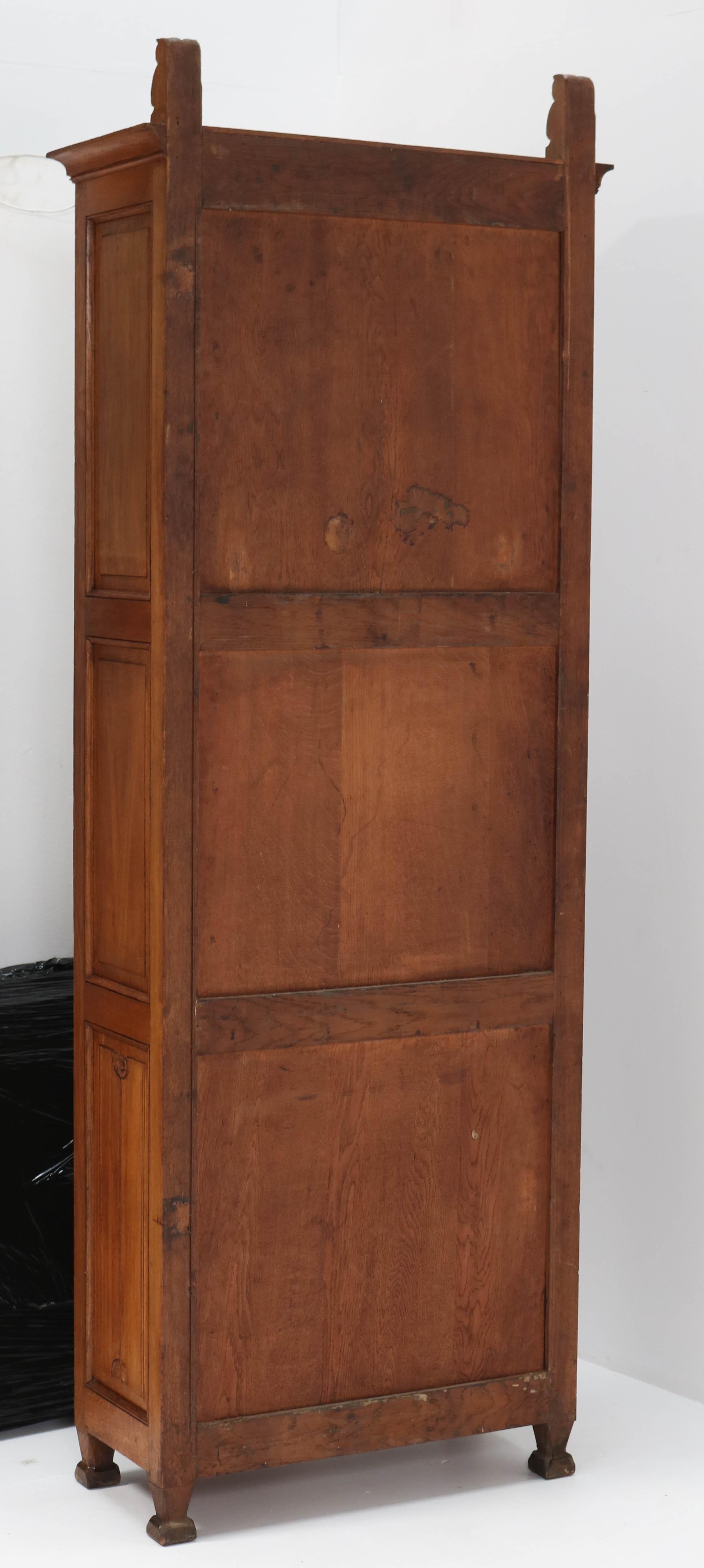 Oak Arts & Crafts Art Nouveau Cabinet by Kobus de Graaff, 1900s 8