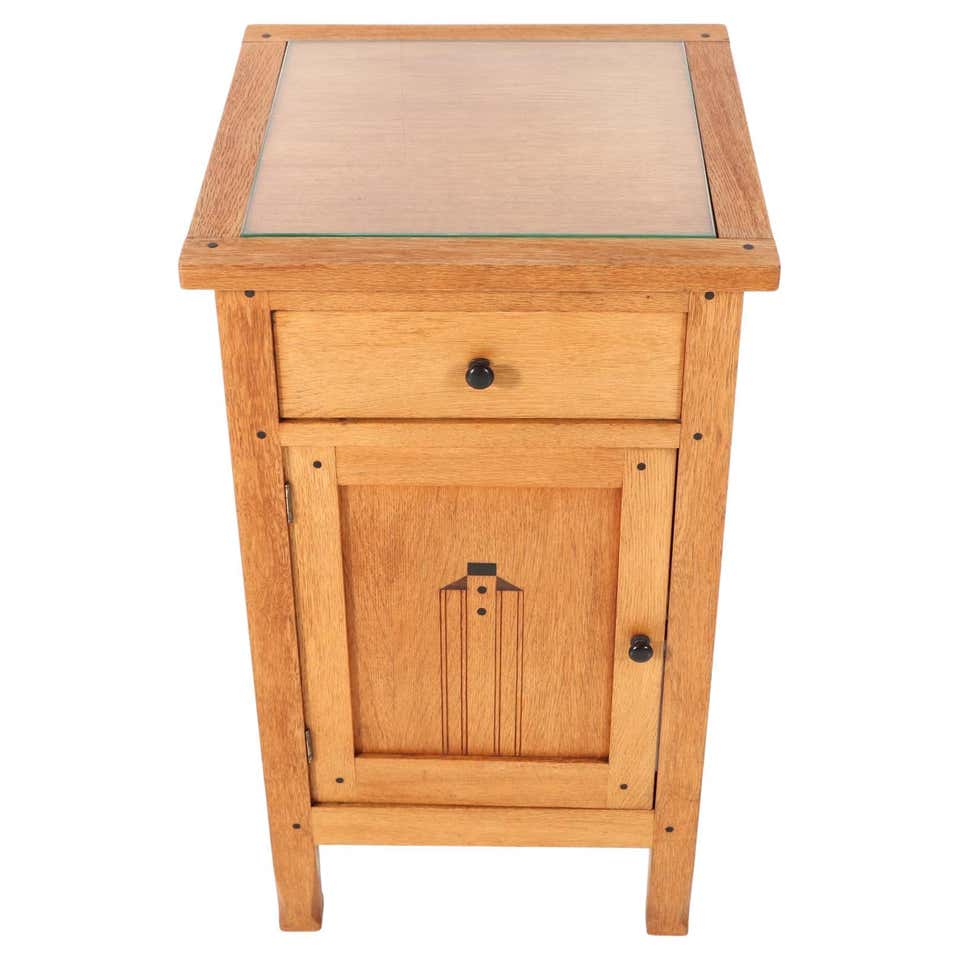 Satinwood Nightstand by J.B. Van Sciver Co. For Sale at 1stDibs jb