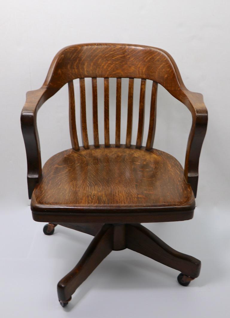 oak office chair